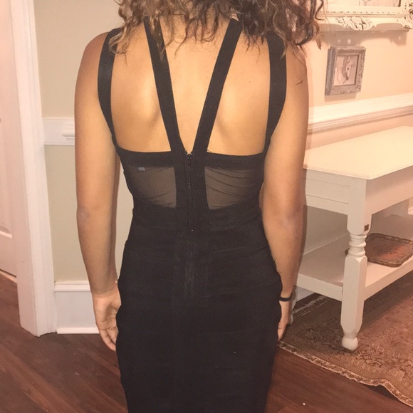 Black Macy’s prom dress - Picture 3 of 8